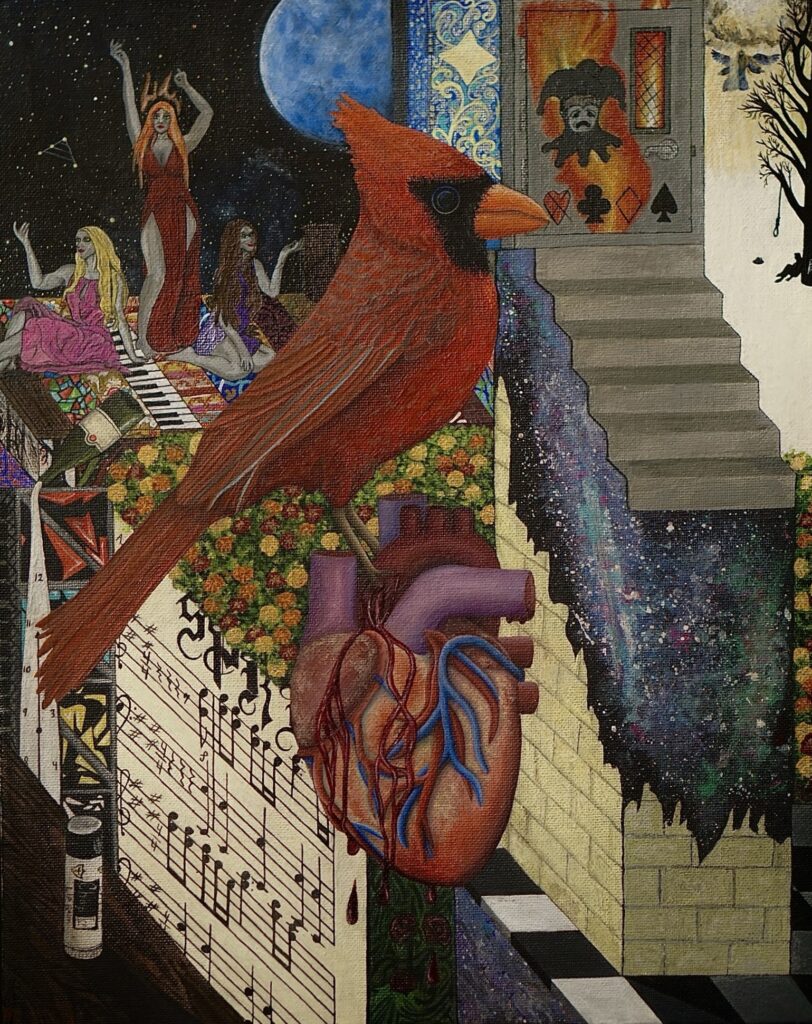 Andrew Brooks's Painting, "The Cardinal Sin of Betrayal"