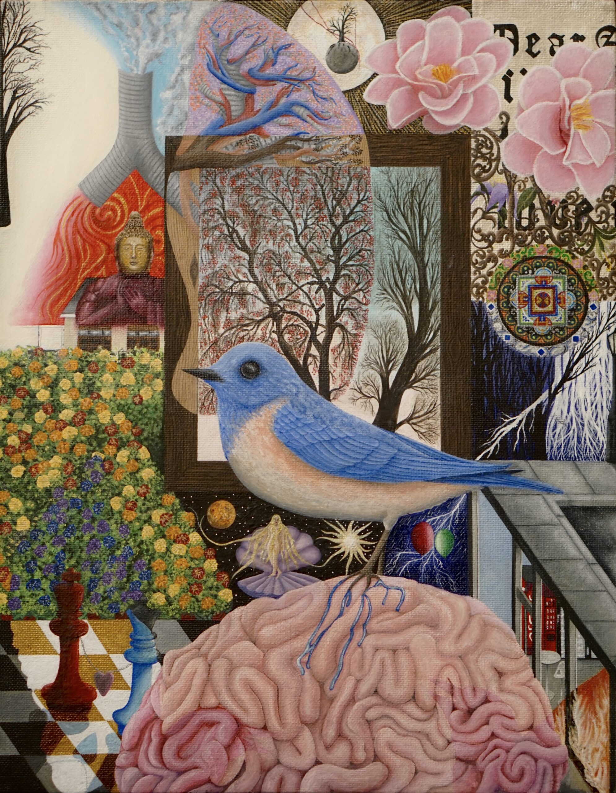 Andrew Brooks's painting, "The Bluebird's Song of Apathy